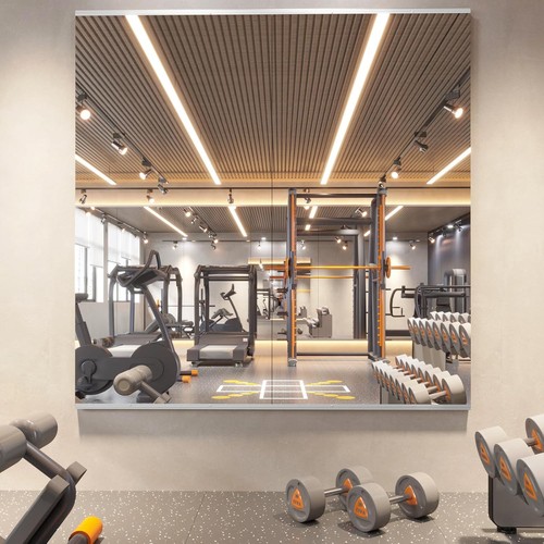 Home gym mirrors 56x16in - mirrors,