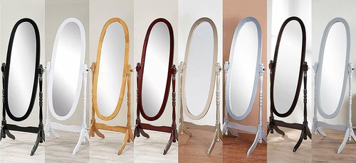 Swivel full length wood cheval - swivel,